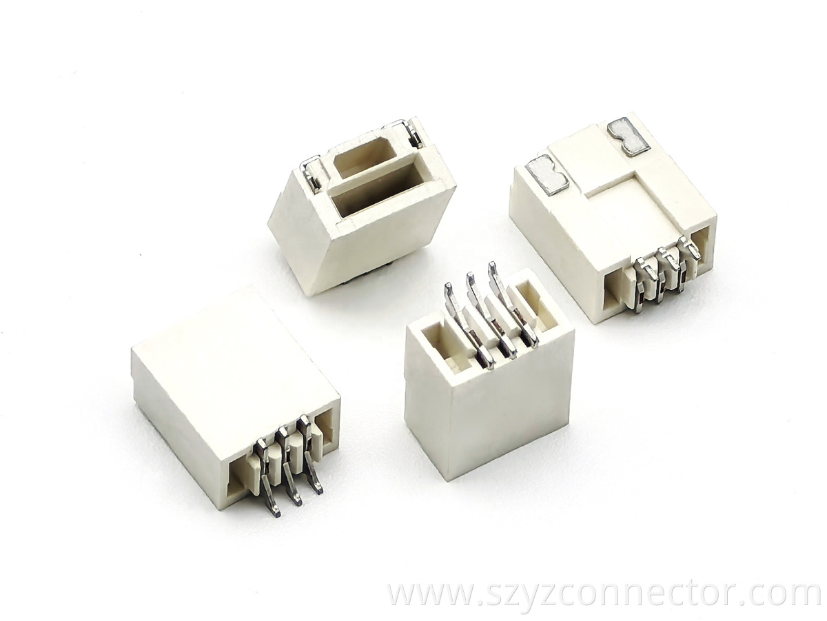 1.25mm Pitch Wafer Right Angle SMT Pin header Connector 3P 1.25mm Pitch Wafer Right Angle SMT Pin header Connector 3P
